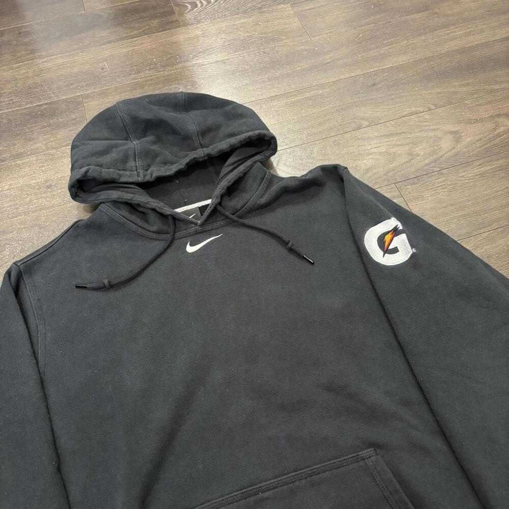 Nike Black Hoodie with White Logo